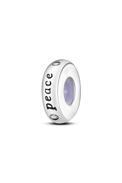 Choice5 KTC148 Silicone Spacer Beads Silver Plated Silicone Spacer Stopper Ch...