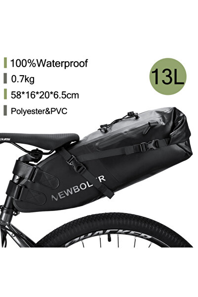 Choice PAC040-13L NEWBOLER Bike Bag Waterproof 13L Large Capacity Bicycle Sad...