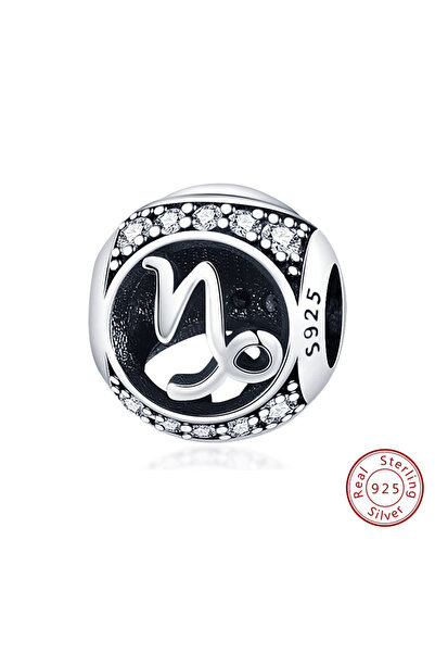 Choice4 Capricorn Original Charms 925 Sterling Silver 12 Constellation Round ...
