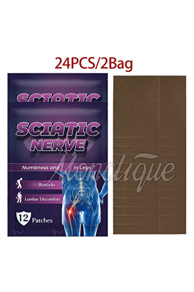 Choice4 24PCS 12/60pcs Sciatica Nerve Patches Lumbar Herniated Disc Piriformi...