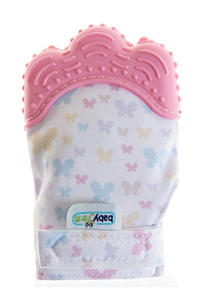 Babyjem Diş Kaşıyıcı Eldiven - Pembe