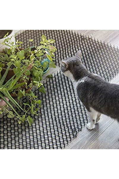 EXPEL SİYAH 10 parça uzaklastırcı Kedi Matı 2.5 metre ürün gaba plastik SİYAH