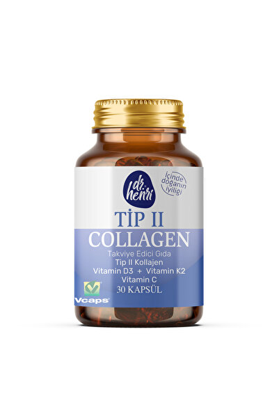 Dr.Henri Tip 2 Kollajen, C Vitamini, D3 & K2 30 Kapsül