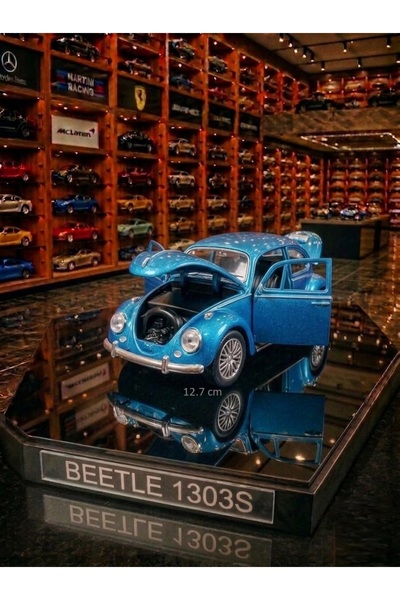 OYUNCAKSAHİLİ Volkswagen Bettle Nostalji 12.7cm Kaplumbağa Koleksiyon Araba D...
