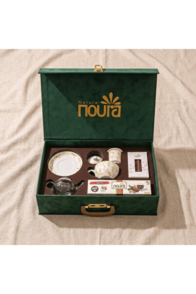 Noura Natural Yılbaşı Hediye Kutusu | Çay | Safran | Demlik