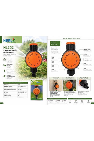 Herly Bahçe Sulama Zamanlayıcısı Hl202