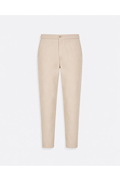 Gambocci Țesătură fără centură |   Pantaloni bărbați slim fit
