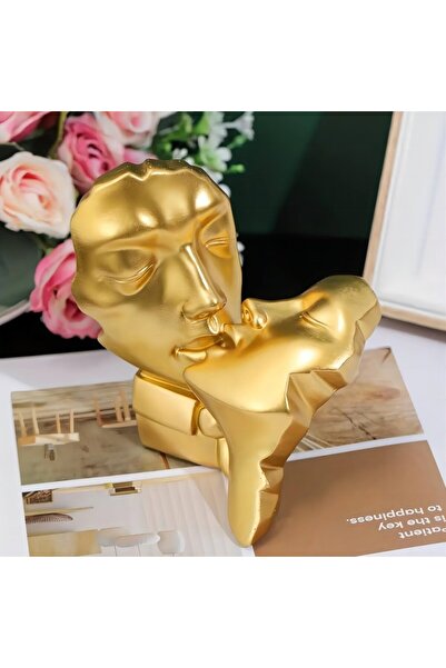 Choice3 T-8jin Home décor lovers kiss couple figurines sculpture abstract dec...