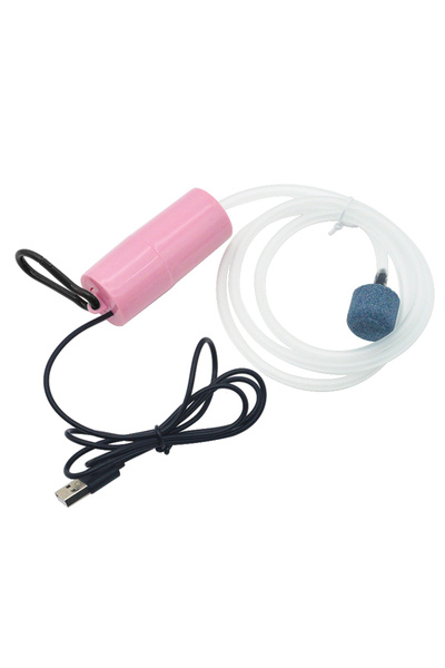 choice2 Pink Aquarium Oxygen Air Pump Fish Tank USB Silent Air Compressor Aer...