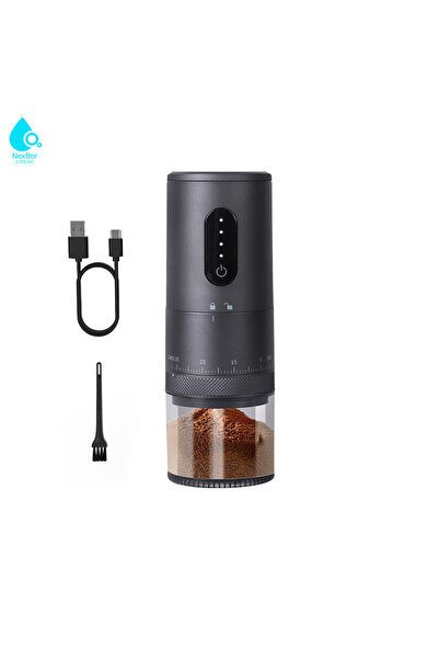 Choice1 USB Type-C black 2026 New Upgrade Portable Electric Coffee Grinder wi...