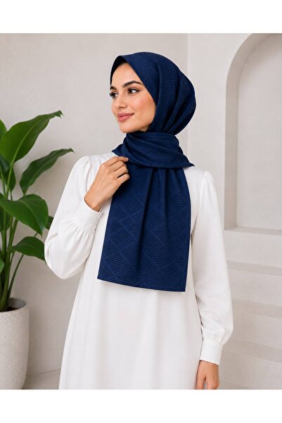 HIRA CO. Premium Jacquard Geometric Patterned Shawl