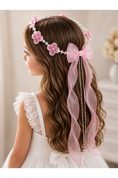 stil+o aksesuar.com Refika's Crowns Special Design Princess Model Tulle Bow P...