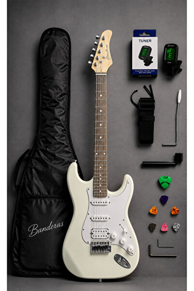 BANDERAS Elektro Gitar Kılıf Askı Kapo Pena Kablo