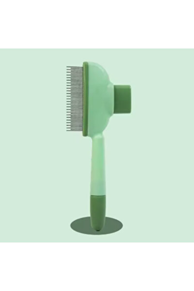 Choice3 Green A Dog Comb Pet Hair Remover One Button Dogs Brush Self-cleaning...