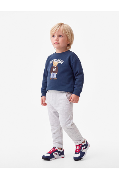 Koton Basic Sweatpants with Elastic Waist Pocket Detail