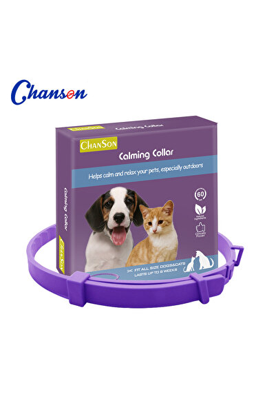 Choice Dog2-purple-62cm Pet Calming Collar For Cats Dogs Adjustable Anxiety P...