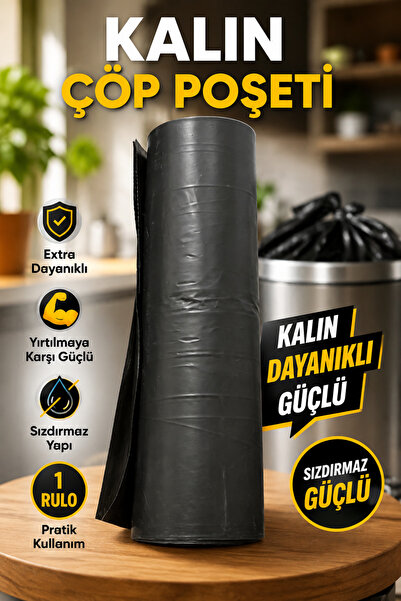 VENON 1 Roll Food Set Garbage Bag Thick Black Quality Thick Product Mevlüt Di...