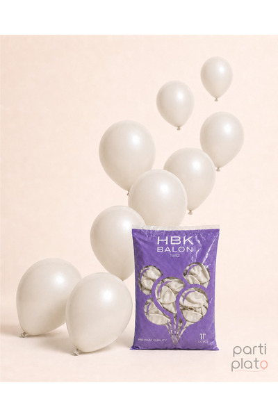 HBK Balon Pastel Deniz Kumu 11 İnç Lateks Balon 100’lü Paket – Parti ve Süsle...