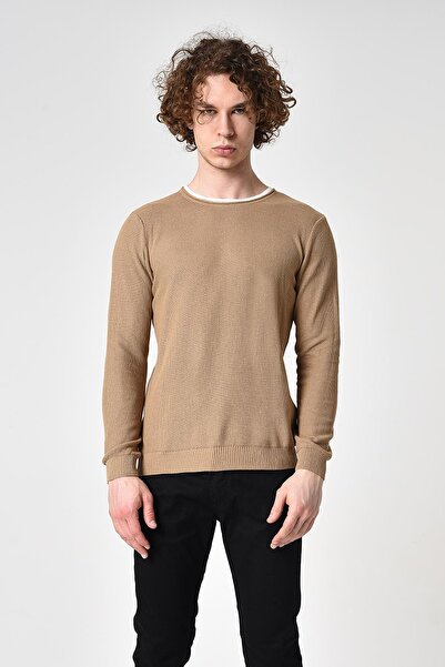 ALEXANDERGARDI Cycling Collar Garnished Sweater (E22-5704)