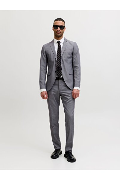 Jack & Jones Costum bărbați Jack Jones 12181339 Gri