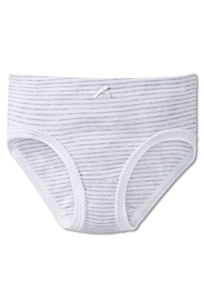 Schiesser Mädchen Slip - Unterhose, Hüftslip, Feinripp, Basic, 98-140