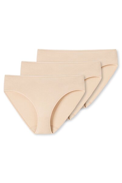 Schiesser Damen Slips 3er Pack - Jazz-Pants, Cotton Essentials, Basic, Stretch