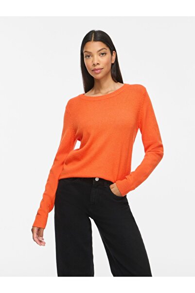VILA Knitted Pullover VIRIL Round neck