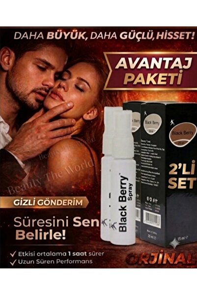 black berry 2'li Set: Kontrolü Eline Al, Anın Tadını Çıkar!
