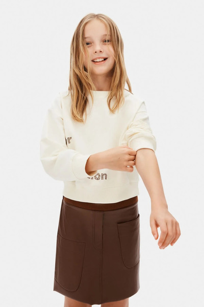 HAUSEkids 8-14 Years Old Magic Cool Girl Skirt-Tan