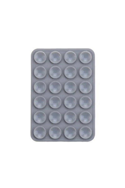 Choice light gray 2pcs 2pcs Sided Silicone Suction Cup Mobile Phone Suction C...