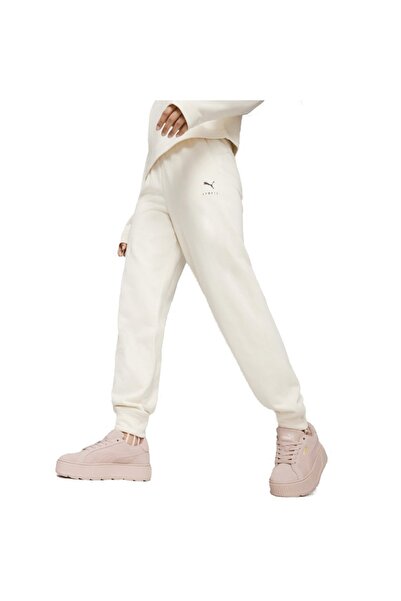Puma BETTER SPORTSWEAR Ψηλόμεσο Παντελόνι Φόρμας CL 679010-99 Εκρού