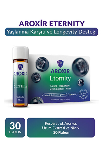 Eternity Yaşlanma Karşıtı ve Longevity Desteği Resveratrol, Aronya, Üzüm Ekstresi ve NMN