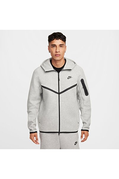 Nike M NK TCH FLC FZ WR HOODIE HV0949-063 Γκρι M