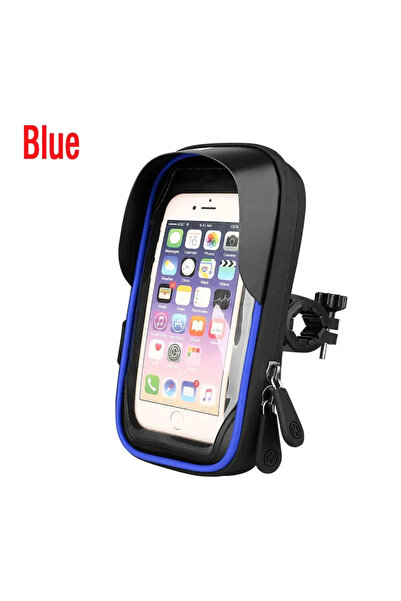 Vikefon Bicycle Blue Waterproof 360° Rotation Bicycle Motorcycle Front Frame ...