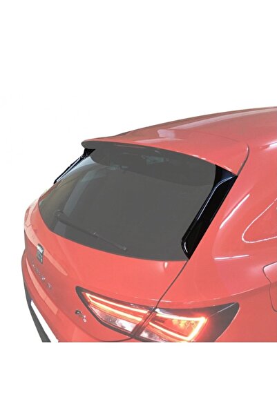 Universal Seat Leon Mk5 Plastik Spoiler Kulağı Parlak Siyah Boyalı