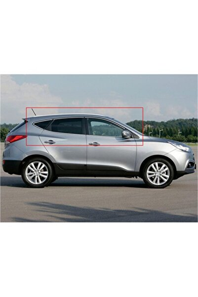 Universal Hyundai ix35 Cam Çıtası Çerçevesi Kromu Nikelajı Komple