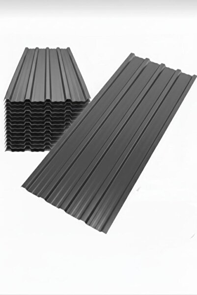 KONSEP Galvanizli Trapez antrasit gri Çatı Kaplama Sacı 1,5 Metre 1 Adet-Su G...