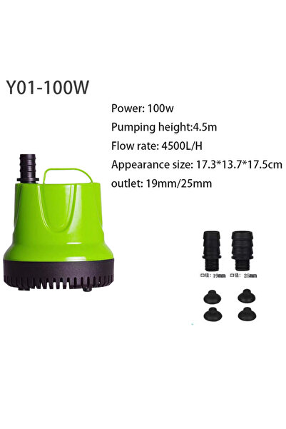 Choice8 EU-220V 50HZ 4500D-100W Submersible Water Pump for Fish Tank Pond, Hy...