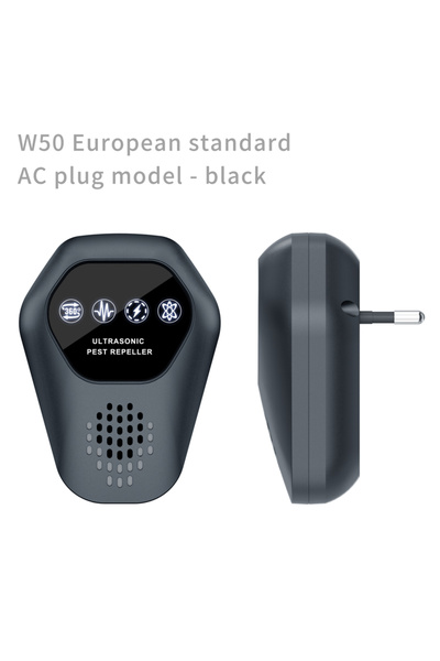 Choice1 Black EU Ultrasonic Mosquito Repeller Rat Repeller Intelligent High-p...