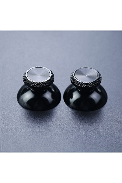 Choice Black JCD 1Pair Aluminum Metal Analog Joystick Thumb Stick Grip Cap Fo...