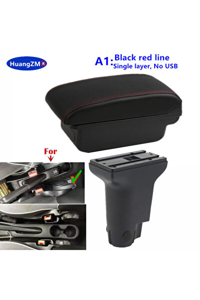 choice2 خط أحمر A1 بدون منفذ USB لصندوق مسند الذراع في فيات 500، صندوق مسند ذ...
