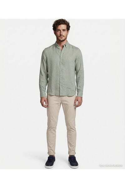 Yargıcı Regular Shirt Collar Long Sleeve Shirt