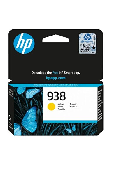 HP 938 Yellow Sarı Kartuş 4S6X7Pe