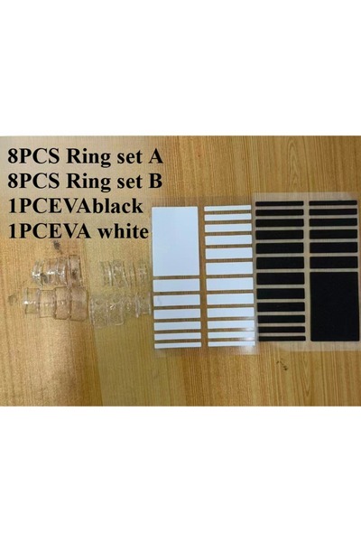 Choice3 4-piece set A 8 Sizes Silicone Invisible Clear Ring Size Adjuster Res...
