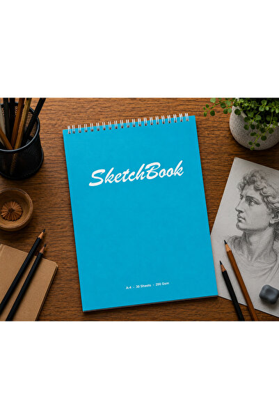 Pagos Yayınları Wise Owl Premium A4 Sketchbook Hard Cover Sketchbook |   200 ...