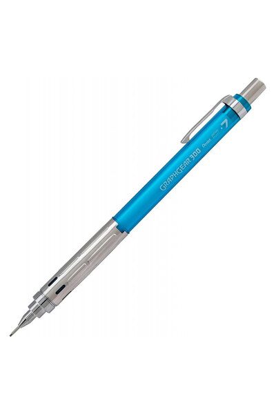 Pentel Teknik Çizim ve Yazı İçin Vesatil Kalem 0.7 Mm Mavi Graphgear 300