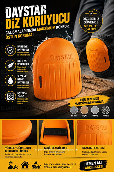 Profesyonel Çalışma Dizliği – Seramik Ustası, Parkeci, Bahçıvan ve Tamirciler İçin Ergonomik Diz Koruma Ekipmanı