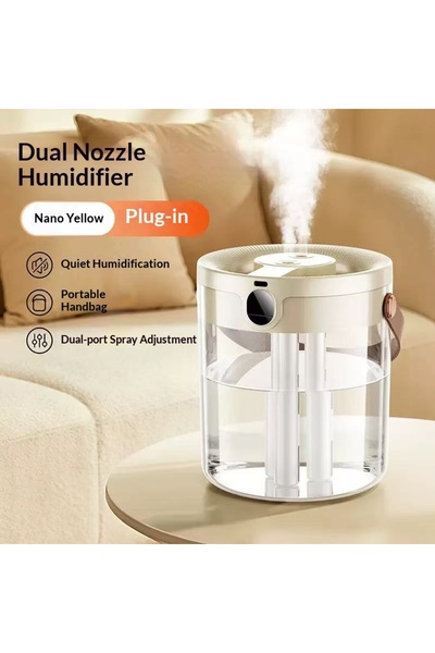 Choice3 Beige Plug-in Rechargeable 3 Spray Humidifier Large Capacity Quiet Ai...