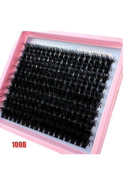 Choice5 MIX 0.07mm D 100D 60D-200D Fluffy DIY Cluster Eyelashes - 14-20mm Mix...