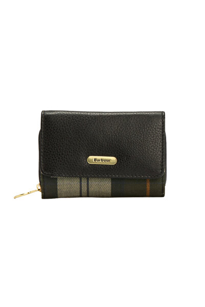 Barbour Rosa Leather French Cüzdan BK11 Black/Ancient